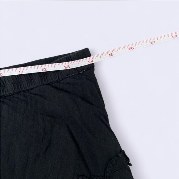 Solitaire grey & cream ombré midi ruffle skirt w elastic waistband - Picture 4 of 5